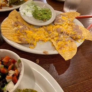 Street pan Nachos - this what we left on the table.