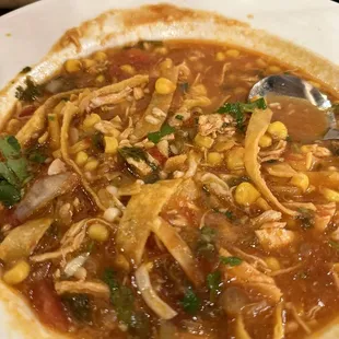 Chicken Homemade Tortilla Soup