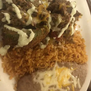Mexican Flag Enchiladas