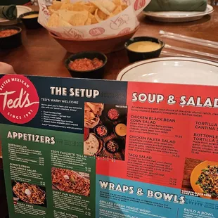 the menu