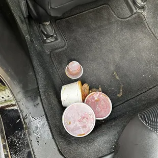 the interior of a car