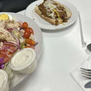 salads, food