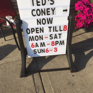 open till 8am - 8pm