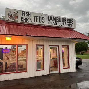 Front of restaurant