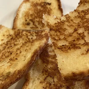 Grilled Italian bread.  The best!