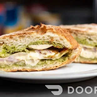 Chicken pesto panini