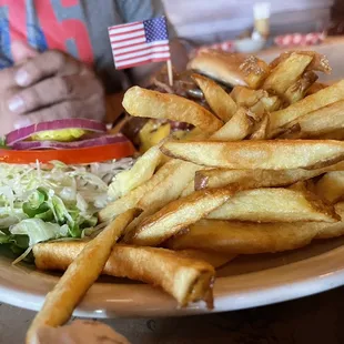 Ted's Bacon Cheeseburger (Bison burger)
