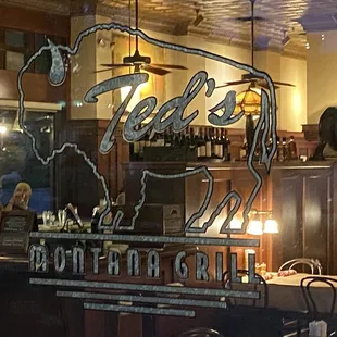 the dining area