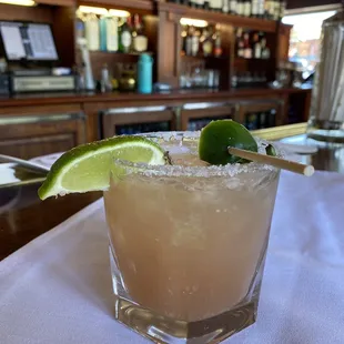 Jalapeño, Huckleberry margarita Yum!