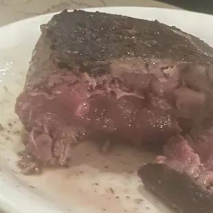 This filet was supposed to me medium... it&apos;s not even rare!! Mooooo!!