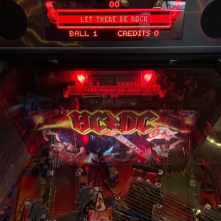 a close up of a pinball machine
