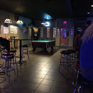 Pool table. No frills.