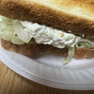 Chicken salad sandwich