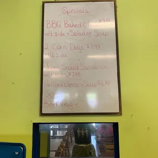 Specials looked good, but one reviewer said burgers were the best and that's what we ordered!