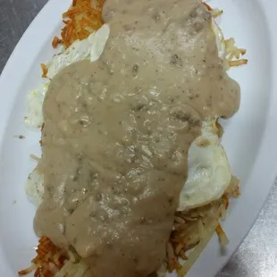 Smothered and covered