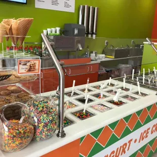 These are the many toppings for your yogurt to choose from