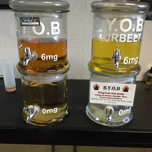 BYOB @TedsVaporHut refill your bottles with our 3 most popular house blends for only $3.99 per 15ml.