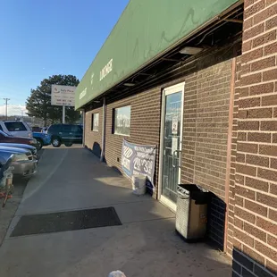 Outside