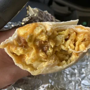 Breakfast Burrito w/ Chicharrones