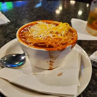 Chili with cheese