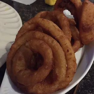 Side of onion rings ...