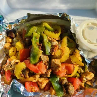 Combo gyro (lamb &amp; chicken)