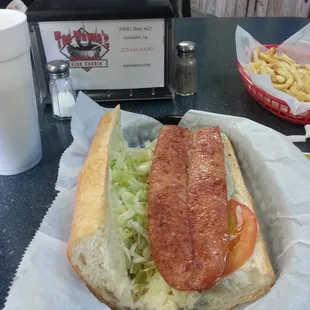 Sausage Poboy!!