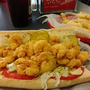 Shrimp po boy