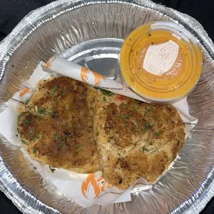 Lobster crab cakes