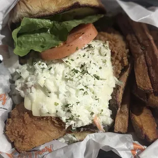 Grouper sandwich