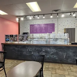 Inside the shop