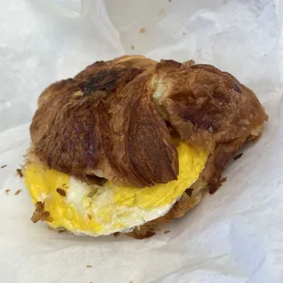 Egg croissant