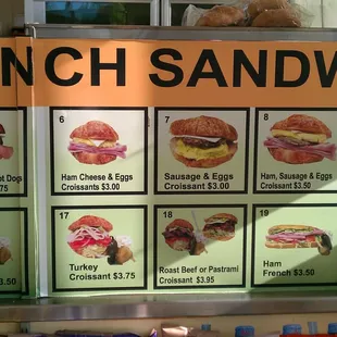 Breakfast &amp; Lunch Menu Part 2