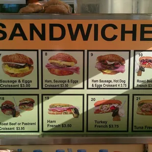 Breakfast &amp; Lunch Menu Part 3