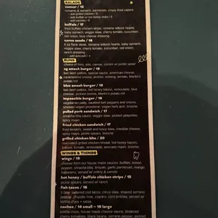 Menu December 2024