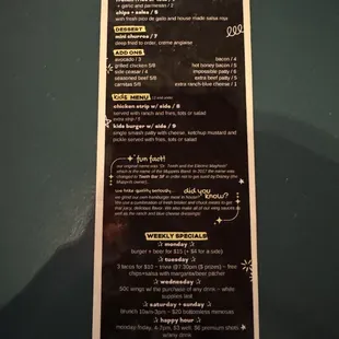 Menu December 2024