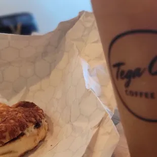 Asiago and Bacon bagel.