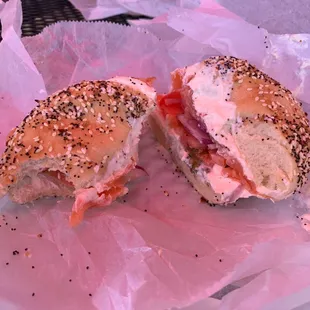 The loaded - omg! Couldn&apos;t wait- hence the bite take out.