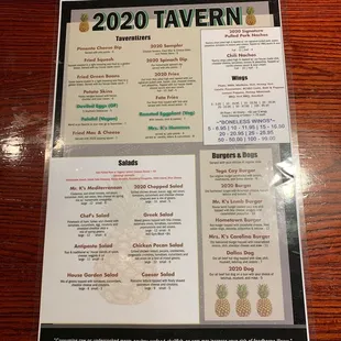 This is the regular menu "that's about to drop" as per Katie...