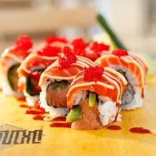 Orange blossom. Salmon lovers favorite