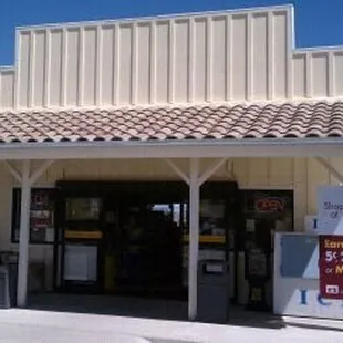 the outside of the store