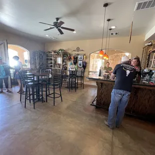 main lobby and wine area