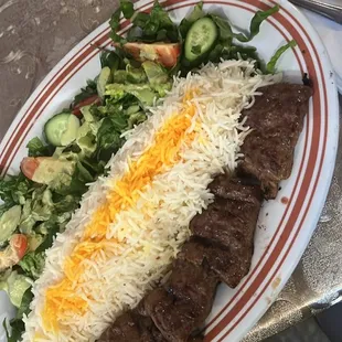 Chelo Kabob Barg! Best dish ever Five Stars  highly recommended