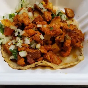 Taco al pastor. The absolute best.
