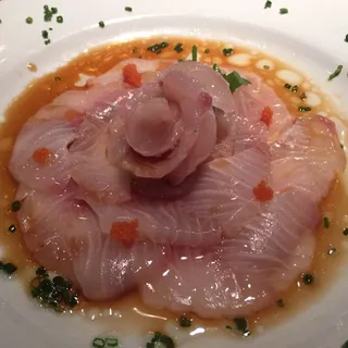 Baby Yellowtail Carpaccio