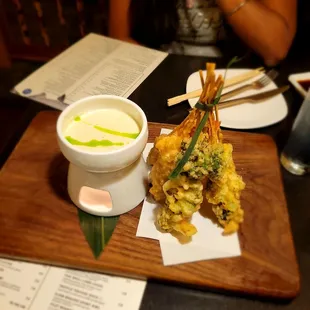 Lobster Tempura Fondue