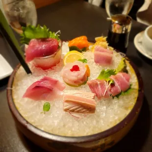 Sashimi platter- very fresh