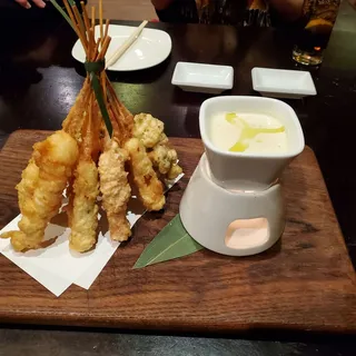 Lobster Tempura Fondue