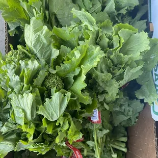a box of broccoli