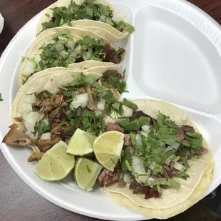 Carnitas, Brisket, Tripas (extra crispy)!!